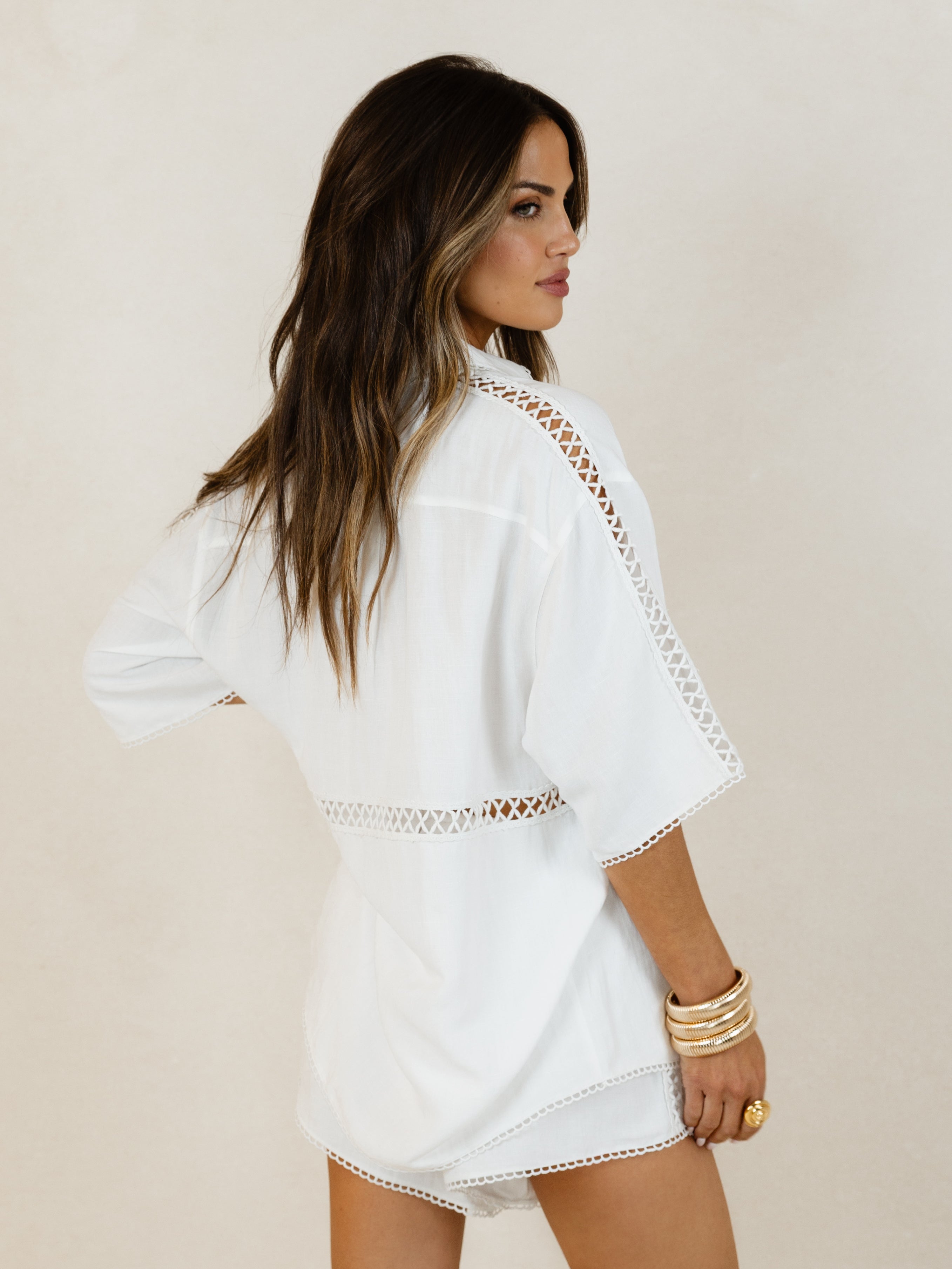 Eleni Shirt - Sea Salt