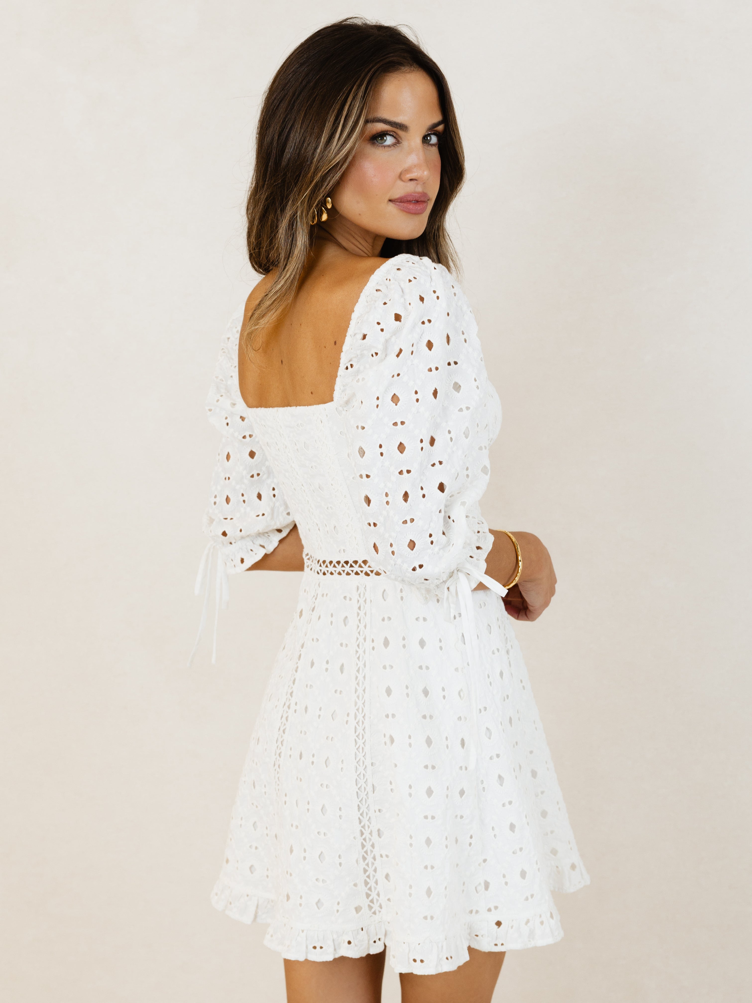Maria Dress -  Eyelet
