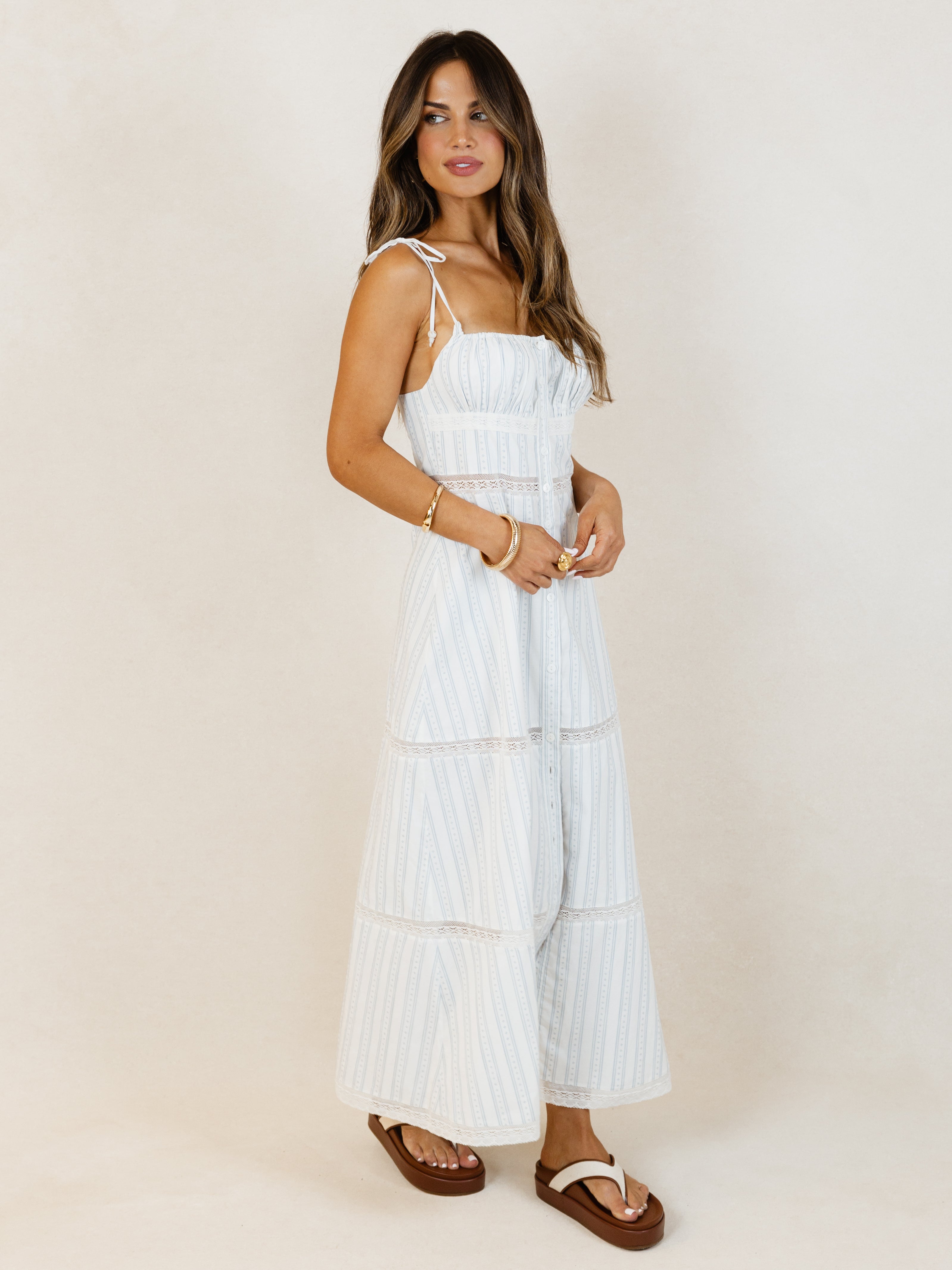 Zoe Dress - Thálassa Stripe
